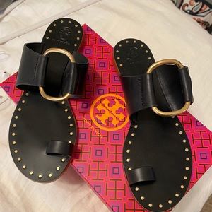 Tory Burch Ravello studded sandal.